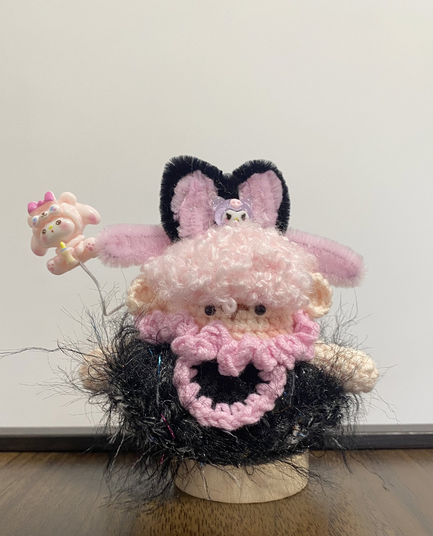 Handmade Crochet Sheep Figurine